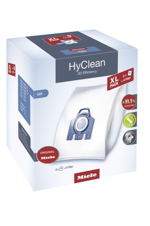 Комплект мешков пылесборников XL GN HyClean 3D Miele купить в Саратове | Всегда в наличии! | Артикул 10455000 | Официальный сайт